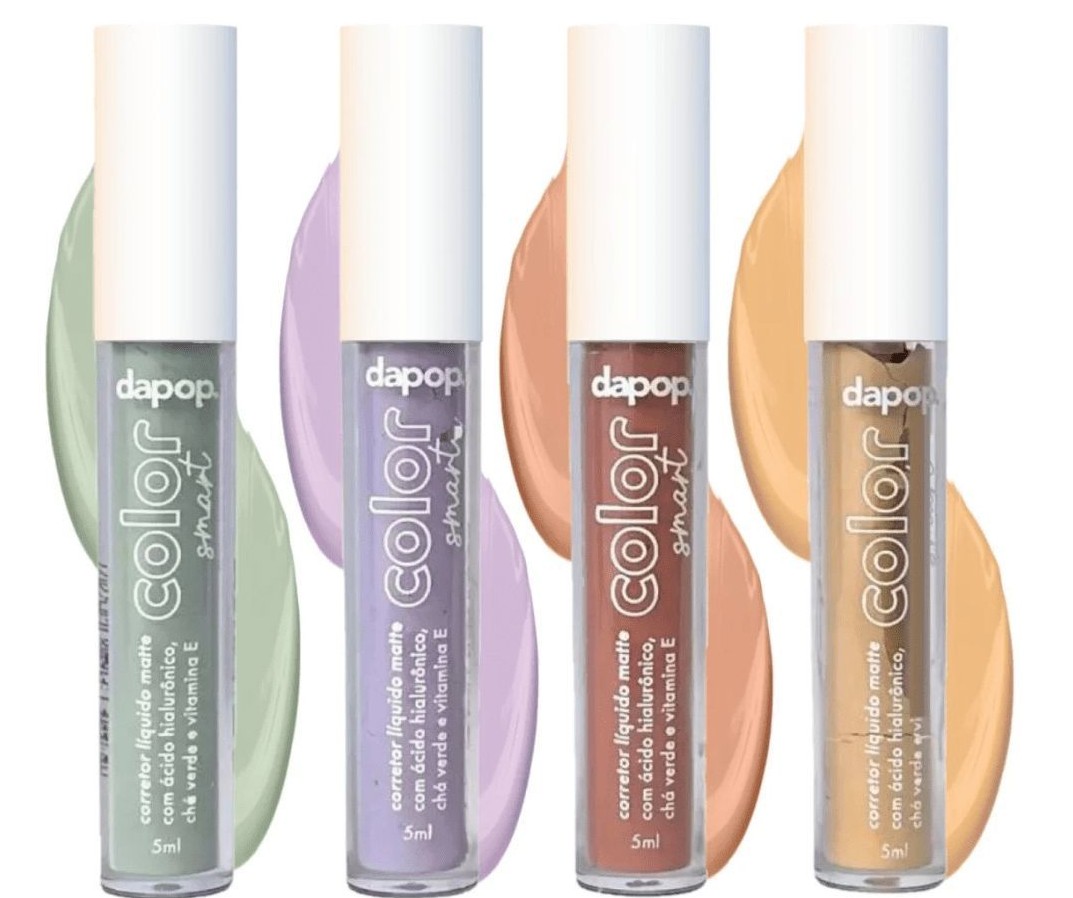 Corretivo Líquido camuflagem Matte Color Smart Dapop